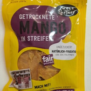 Getrocknete Mango in Streifen